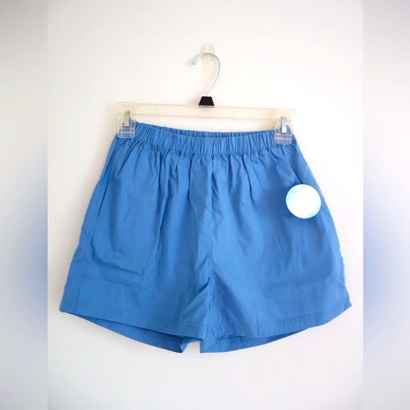 Altar'd State Pants - NWT Altar'd State Swim High Waisted Blue Cotton Shorts Extra Small XS